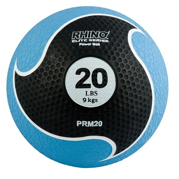 Rhino Elite Medicine Ball, 20lb, Blue