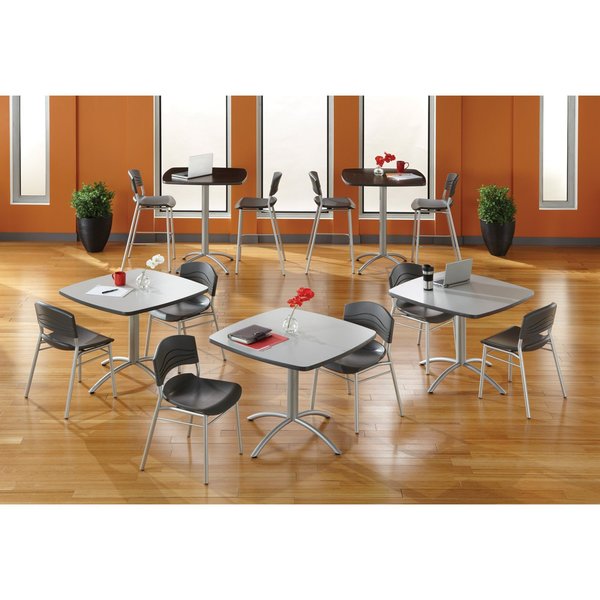 Square CafÃÂ©WorksÃ¢âÂ¢ Table, Gray - 36
