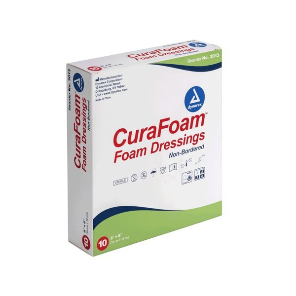 CuraFoam Foam Dressing-6x6