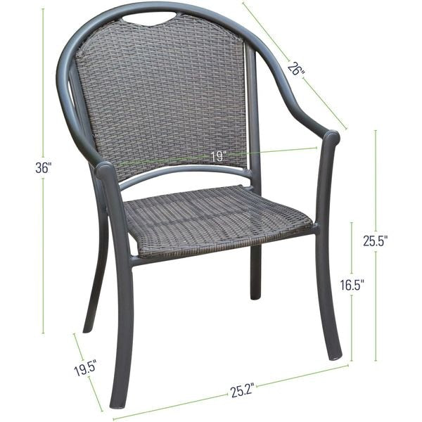 Commercial Woven Aluminum Dining Chair
