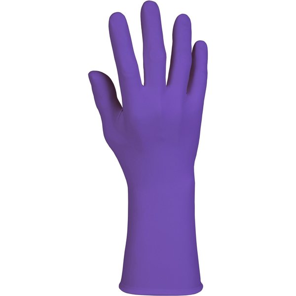 Disposable Glove, Nitrile, Powder Free, Purple, L ( 9 ), 500 PK