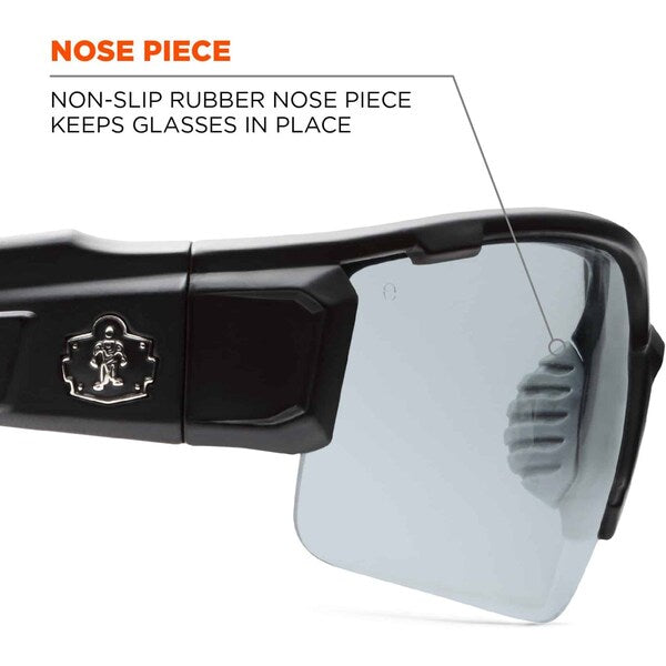 Safety Glasses, Traditional I/O PC Decenter Lens, Anti-Fog, Scratch-Resistant