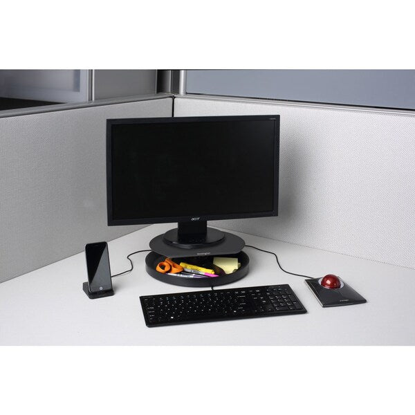 SmartFit Spin2 Monitor Stand, Black