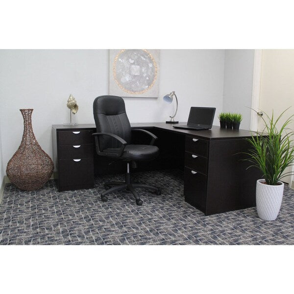 Leather Executive Chair, Loop, Black