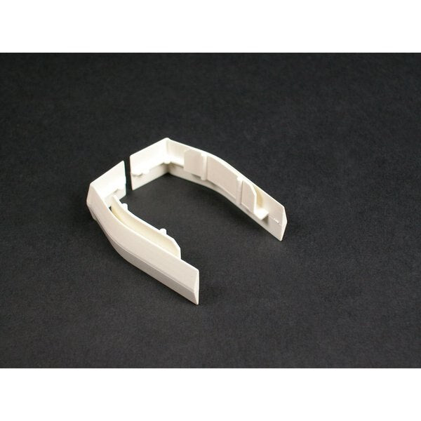 Base Seam Clip, White, PVC, Clips
