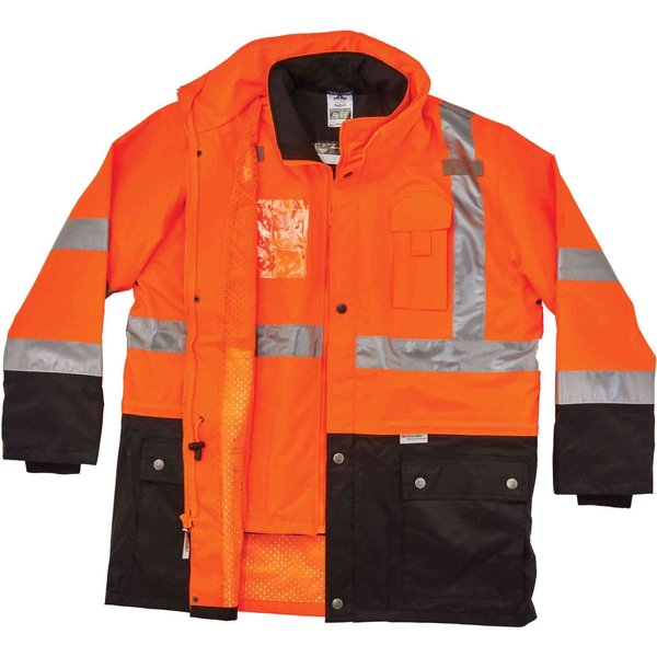 Hi Vis Thermal Jacket Kit, Orange, 2XL