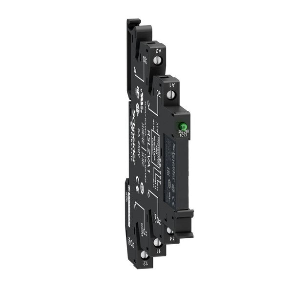 Slim interface relay pre-assembled, 6 A, , 48V AC/DC Coil Volts, 1 C/O