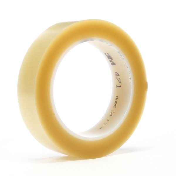 Vinyl Tape 471, Transparent, 3/, PK48