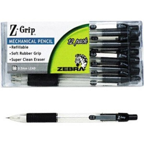 Z-Grip Mechanical Pencil 0.5mm Black Dozen
