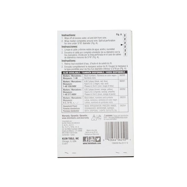 Wire Marker Book, 1-48