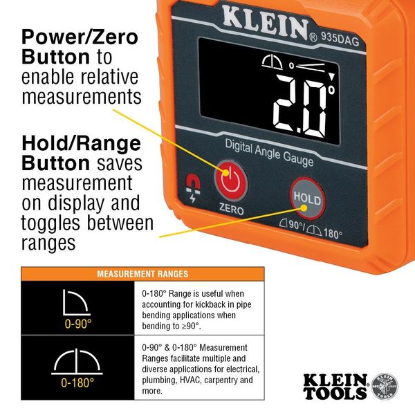 Digital Angle Gauge and Level