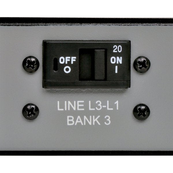 PDU, 3-Phase, Switched, 10kW 3, 24 C13, 6 C19, 0U