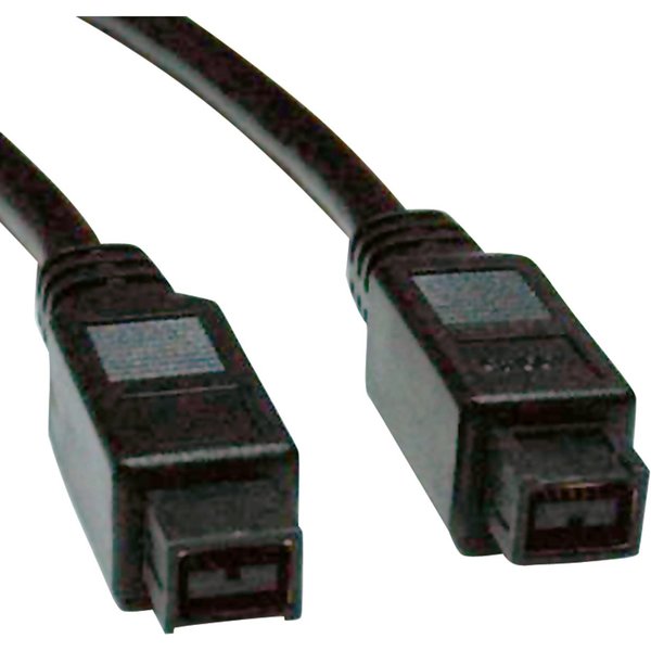 Firewire Cable, 9pin/9pin, M/M, 10ft