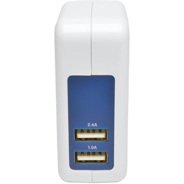 USB Charger, Wall Plug, 5V, 3.4A/17W, 2 port