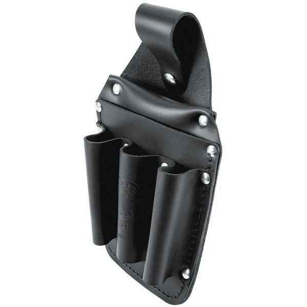 Black Leather 6 Pockets