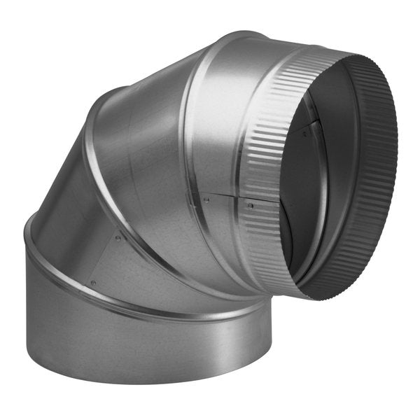10IN Adjustable Elbow, Galvanized Steel, 30 GA, 10
