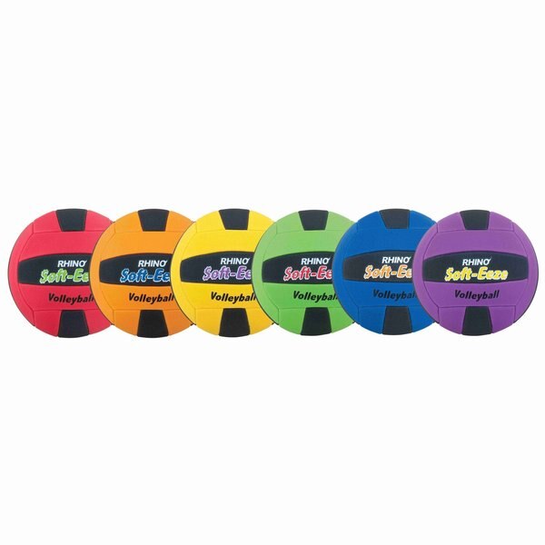 Rhino Skin Softeeze VolleyBall, 6 Crs, PK6