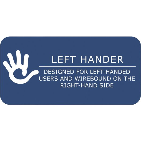 Case of Lefty WB Left Handed Notebooks, 3 Sub, 11