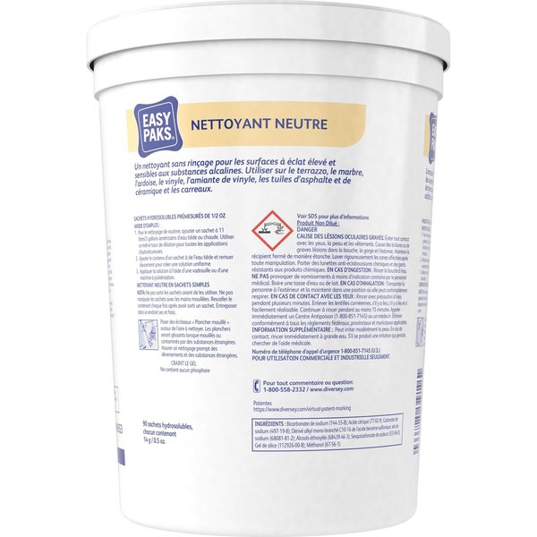 Neutral Cleaner, 0.5 oz. Packet, Pine, 2 PK