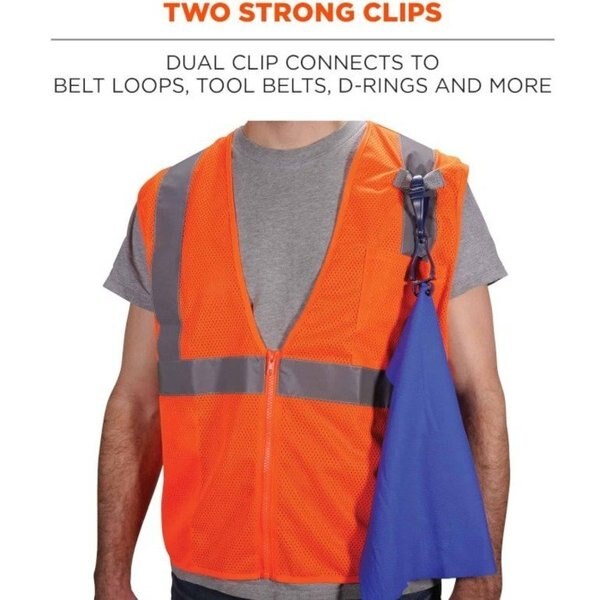 Glove Clip, Metal Detect, 3-51/64x6-1/2In