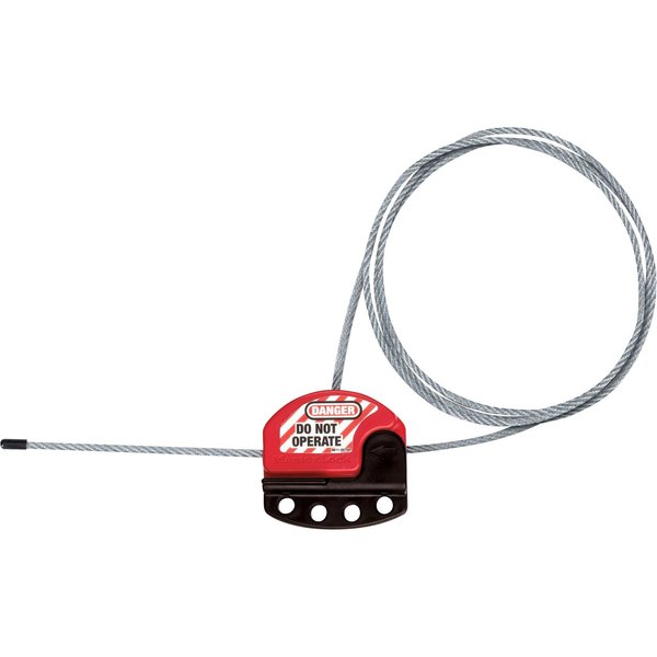 Adjustable Cable Lockout, 6ft (1.8m) Cable