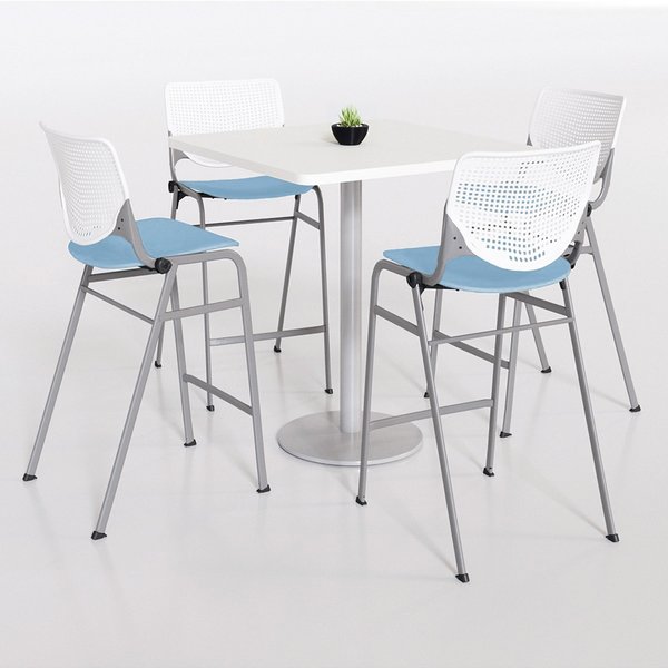 Poly Barstool, Sky Blue