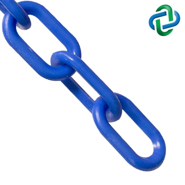 Blue Plastic Chain .75