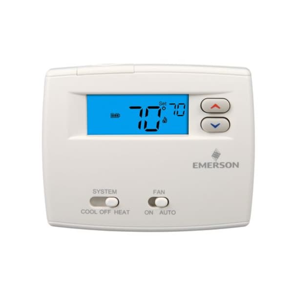 NonProgrammable Thermostat, 24V, 1H/1C, 45 Degrees to 99 Degrees F