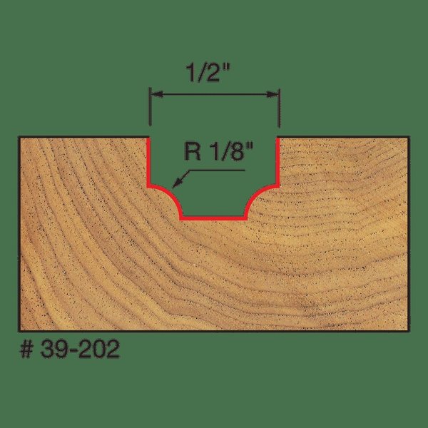 Radius Ovolo Bit, 1/8