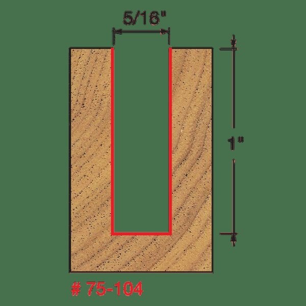 Up Spiral Bit, 5/16