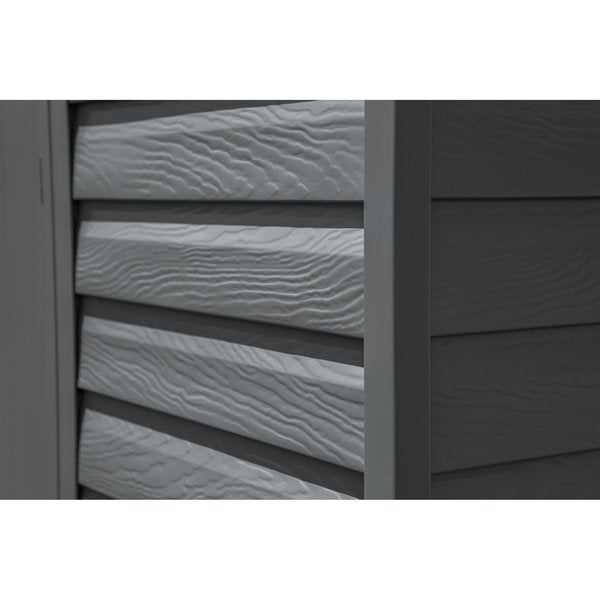 10x8 Select Steel Storage Shed, Charcoal