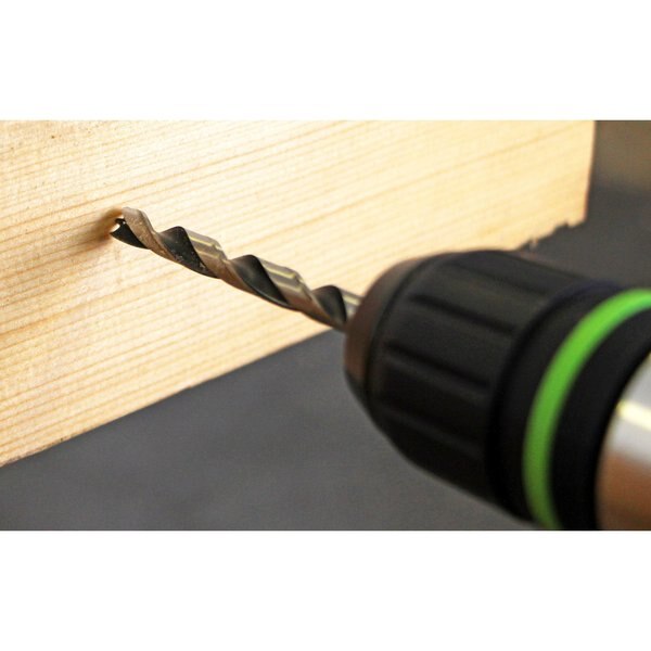 Drll Bit, Dbl Flute, 1/2in.dia, 2inx9in, OAL