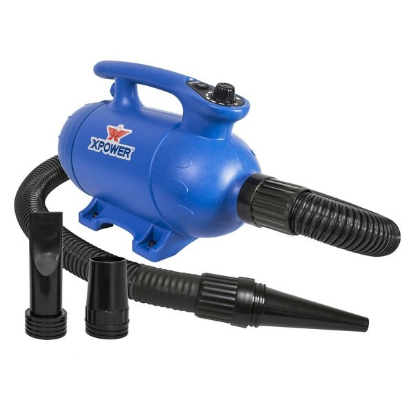 3 HP, 150 CFM, 12 Amps, Variable Speed Professional Force Air Pet Dryer with Heat