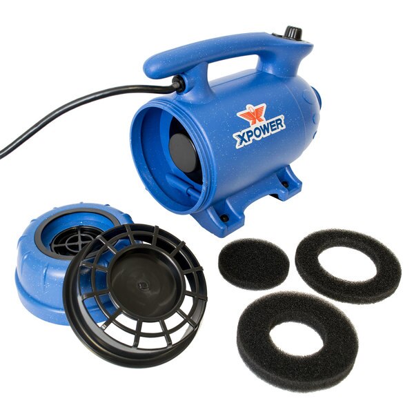3 HP, 150 CFM, 12 Amps, Variable Speed Professional Force Air Pet Dryer with Heat