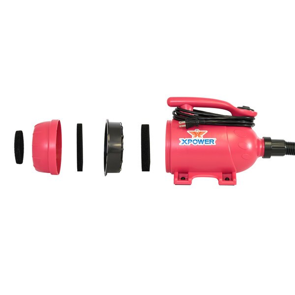2 HP, 100 CFM, 8 Amps, 2-in-1 Pro-At-Home Force Air Pet Dryer + Vacuum
