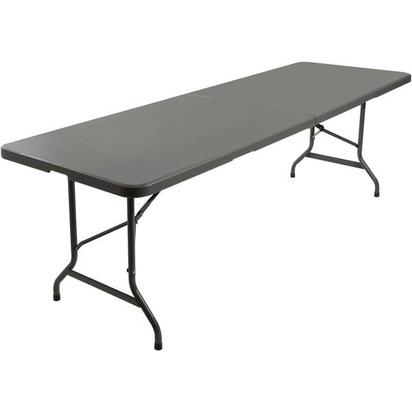 Rectangle IndestrucTableÃÂ® Classic Folding Table, Charcoal, 30