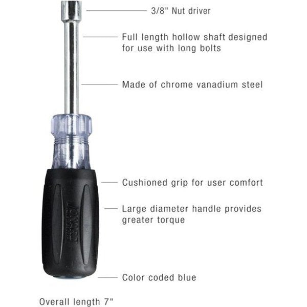 Nut Driver, 3/8