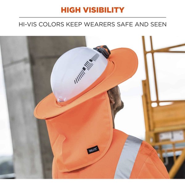 Hard Hat Brim with Shade, Provides Shade