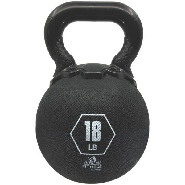 Durable Rhino Kettle Bell, Yellow, 18lb