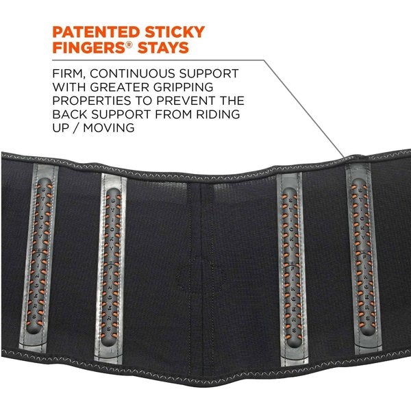Back Support, Black, 4XL