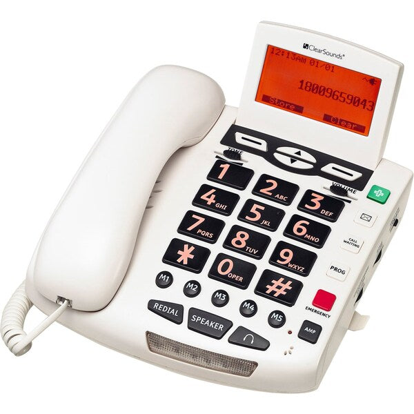 Telephone, Corded, White