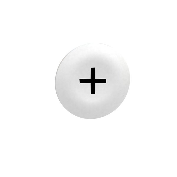 White cap marked for rectangular multi