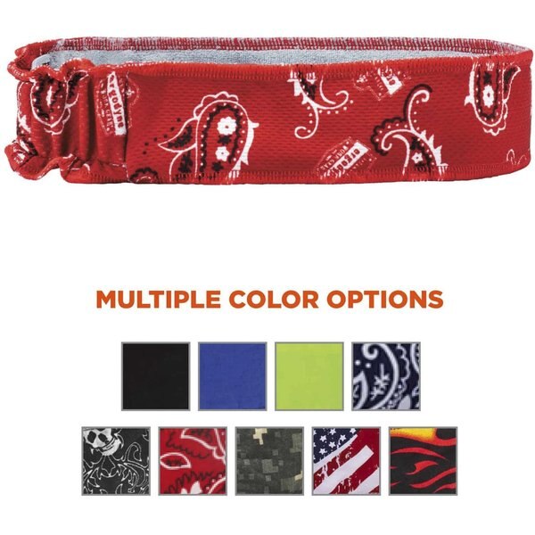 Headband, Red, One Size, Terrycloth