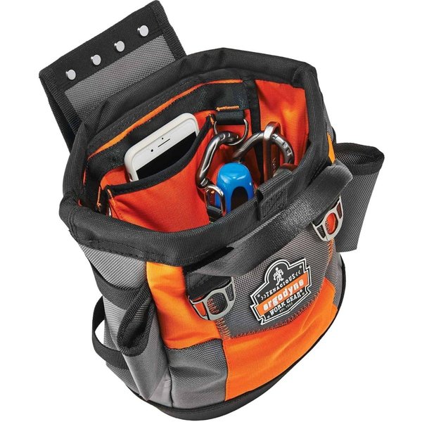 Orange Premium Topped Tool Pouch, Hinge