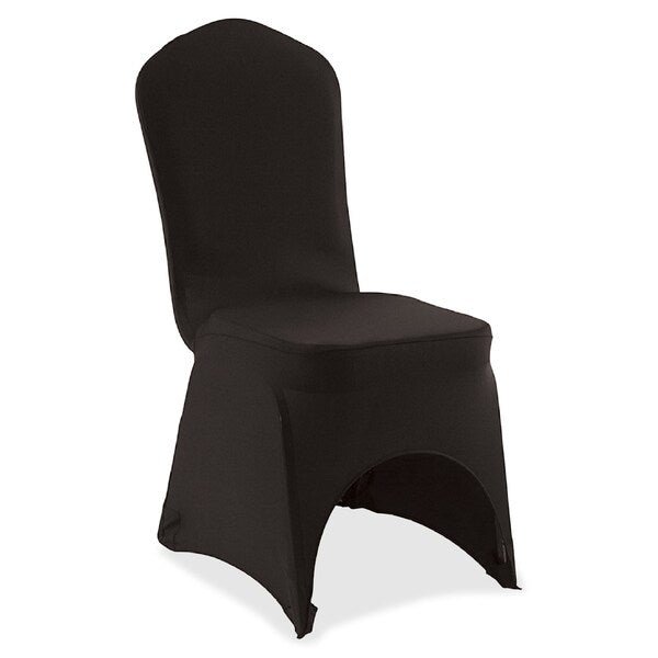 Stretch Fitted Banquet Chair Cover, Black