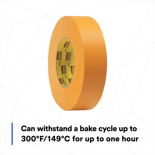 Masking Tape, Orange, 60 yd., PK48