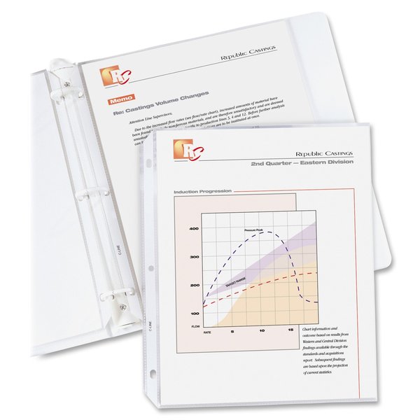 Sheet Protector, Clear Poly, PK50