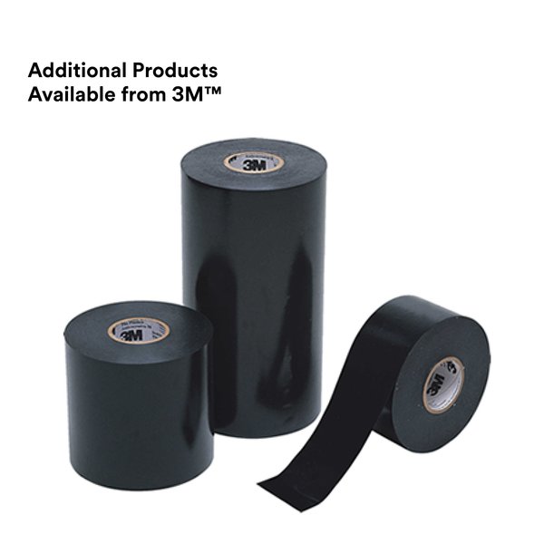 Vinyl Electrical Tape, 50, Scotchrap, 2 in W x 100 ft L, 10 mil thick, Black, 1 Pack