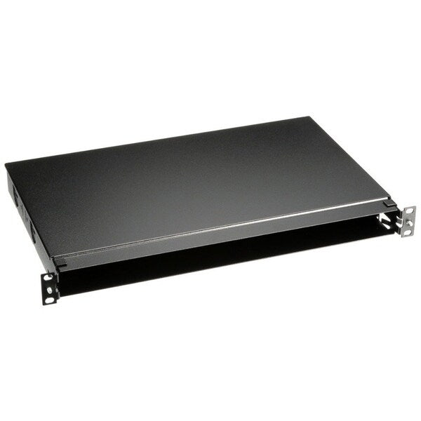 Rack, Fiber mount Tray, 1RU, Blk