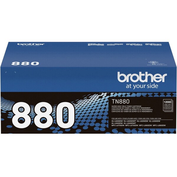 Toner For TN880, 12K Pages